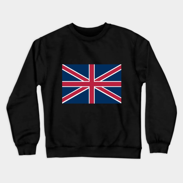 British Flag Crewneck Sweatshirt by Wickedcartoons